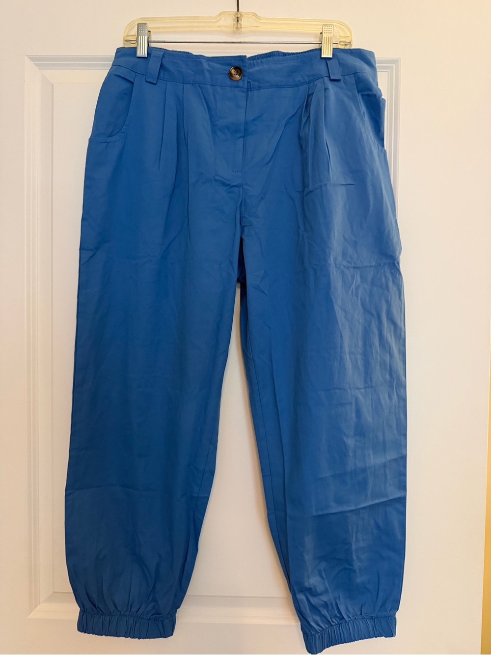 HALARA Blue Ankle-Length Cropped Pants